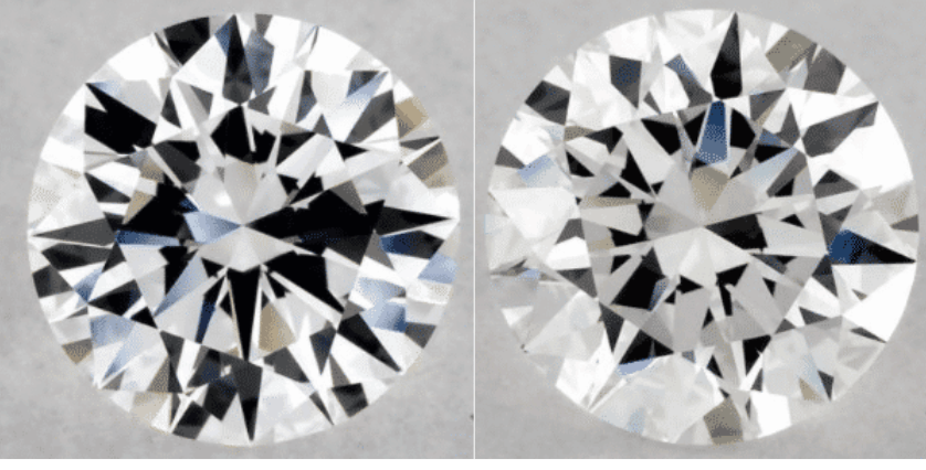 flawless vvs simulated diamonds