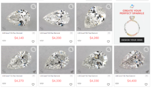 Pear Cut Diamond Prices