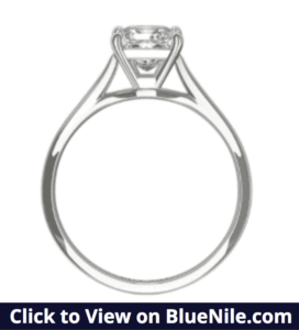 Cathedral Shank Engagement Ring