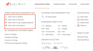 Create Your Own Engagement Ring From James Allen