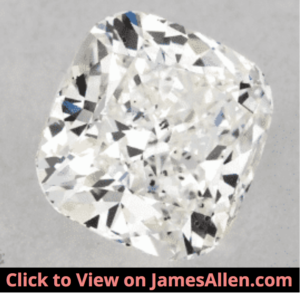 Cushion Cut Diamond with Inclusions