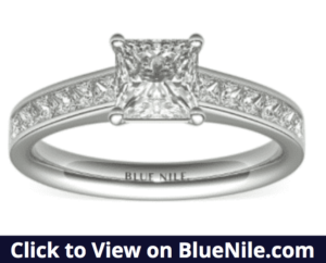 Princess Cut with Channel Setting