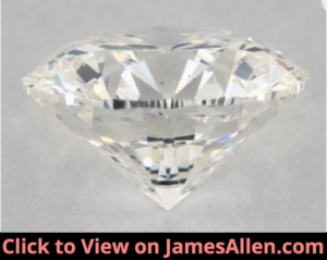 Round Cut Diamond with Fire and Brilliance