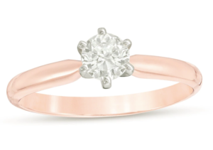 Zales one-carat engagement ring