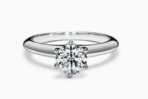 Six-Prong Tiffany Diamond Ring