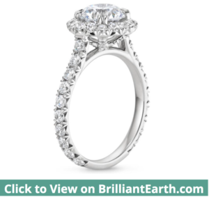 Cathedral Setting Engagement Ring
