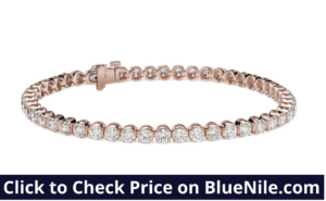 Rose Gold Tennis Bracelet from Blue Nile