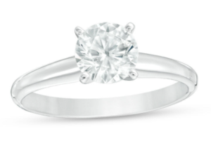 one-carat diamond engagement ring