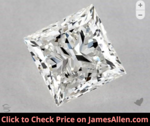 SI1 Clarity Princess Cut Diamond