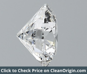 Diamond with Medium to Slightly Thick Girdle