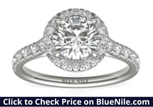 French Pave Halo Setting