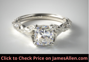 Vintage Setting with Cushion Cut