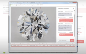 Virtual Appointment with Real-Time Diamond Inspection