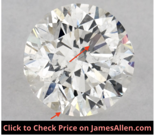 SI2 Clarity Diamond with Needle Inclusions