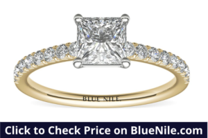 Excellent Cut Princess Diamond Ring