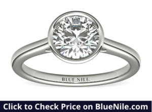 Diamond Ring with Bezel Setting