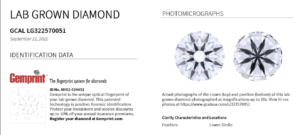 GCAL Diamond Report