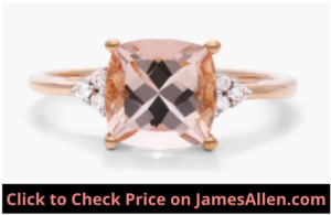 Morganite Ring with Rose Gold Setting
