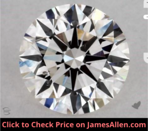 Round Cut Diamond with Etch Channel