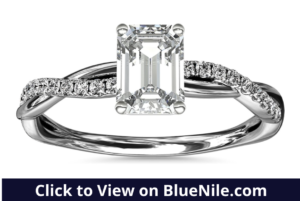 Emerald Cut with Four-Prong Setting
