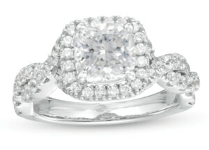 Cushion Cut Engagement Ring From Zales