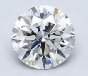 Indented Natural in a Diamond