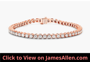 Rose Gold Tennis Bracelet from James Allen