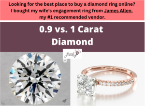 0.9 vs 1 Carat Diamond