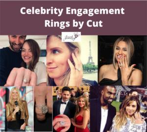 Celebrity Engagement Rings by Cut