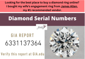 Diamond Serial Numbers