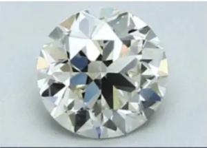 Round-Cut Diamond with K Color Grade