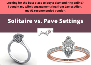 Solitaire vs Pave Settings
