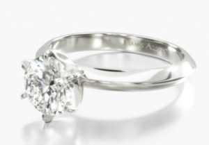 14K White Gold Solitaire Setting