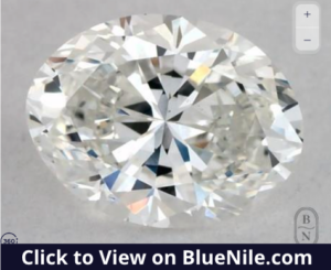 SI1 Clarity Oval Cut Diamond