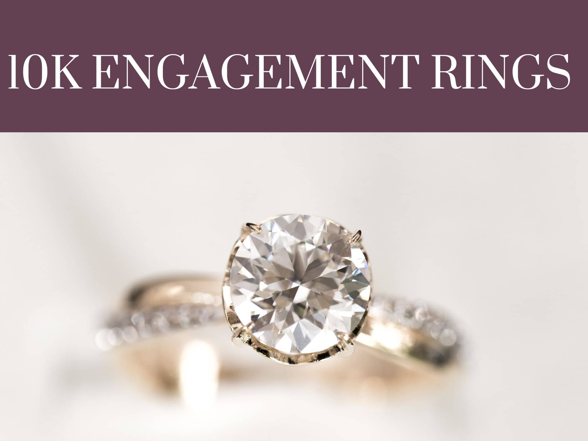 10k engagement rings from Teach Jewelry