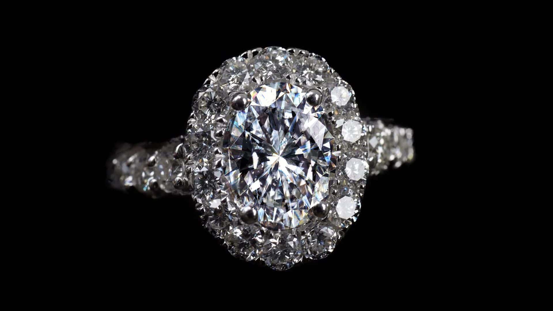 1920's halo ring