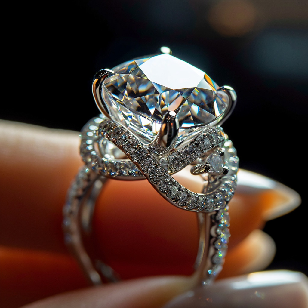 a wedding engagement ring